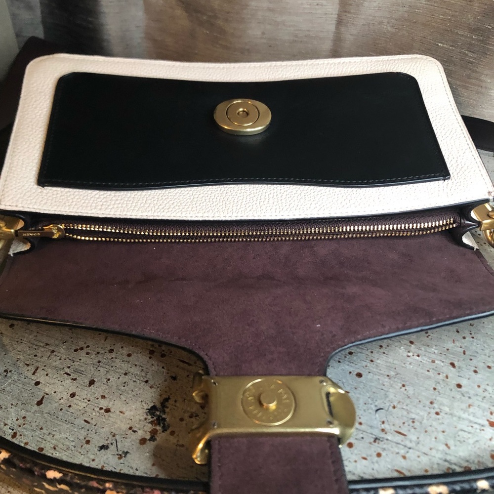 Coach Tabby Snakeskin bag.Reversible strap!